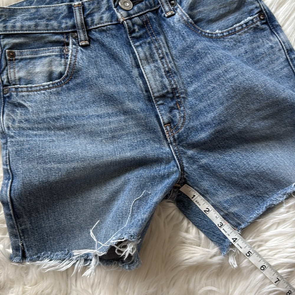 Moussy Vintage "HOWA" Blue Jean Shorts Size 26 - Picture 11 of 11